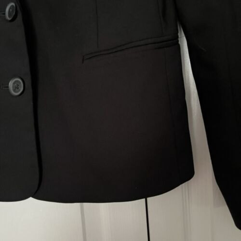 Express Black Single Breasted 2 Button Women's Ca… - image 4